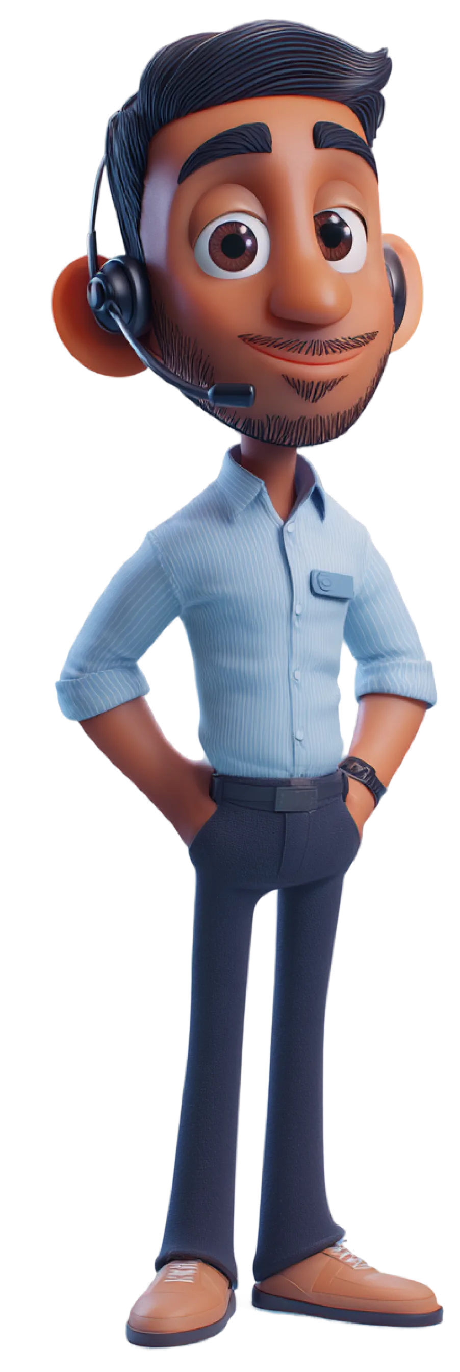 3D model — sales representative